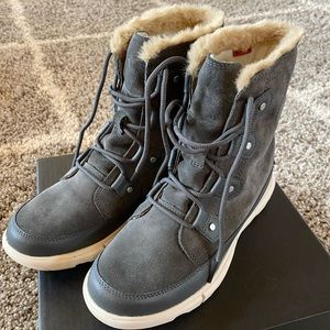 Sorel Explorer II Joan faux fur boots